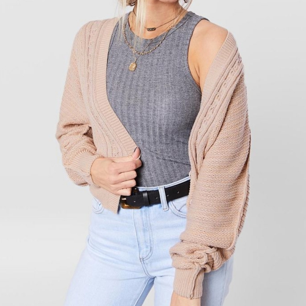 💥LAST ONE💥NWT FREE PEOPLE KNIT CARDIGAN - Picture 7 of 9